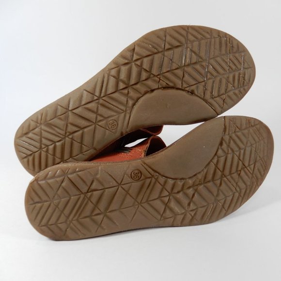 Miz Mooz Forge Comfort Flat SANDALS Size 36 5 5.5 Rust Leather Boho NEW $159 - Picture 6 of 12